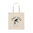thumbnail image 3 of Ghost Canvas Tote Bag Designs | Halloween Trick or Treat Bag, 3 of 7