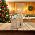 thumbnail image 6 of Christmas Treat Boxes Candy Gingerbread House Mini Christmas Party Favor Box Small Paperboard Gift Container for Xmas Holiday Party Treat Cookie Goodie Snack Gift Packaging, 6 of 7