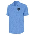 thumbnail image 2 of Men's Antigua Sky Blue Sporting Kansas City Lush Button-Up Shirt, 2 of 3