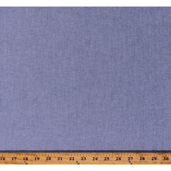 Oxford Shirting Blue 58" Wide Cotton Fabric by the Yard (3036S-5F-blue)