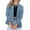 Light Blue, variant on BLTIBY Womens Blazer Fall Winter Solid Color Casual Button Cardigan Coat Long Sleeve Open Front Blazers Jacket Lightweight Business Work Suits with Pockets Army Green XXL