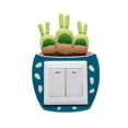 thumbnail image 3 of Pegatinas de luz de interruptor luminosas 3D, pegatinas de pared de silicona, cubierta protectora de planta de cactus para interruptor de noche, decoración del hogar, 3 of 5