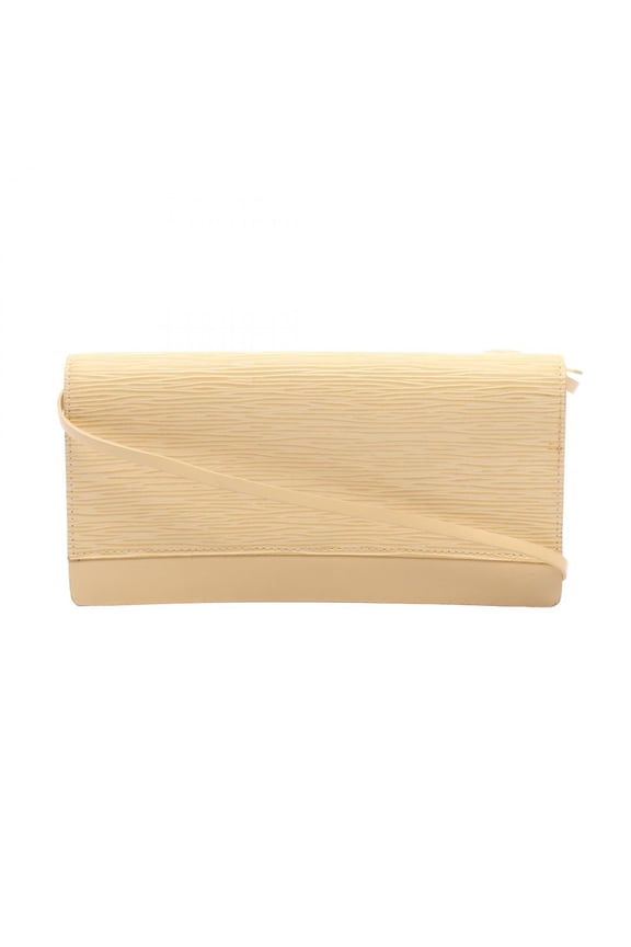 Pre-Owned Louis Vuitton Honfleur Shoulder Bag Handbag Leather Epi Women's Ivory M5273A