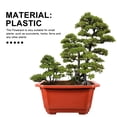 thumbnail image 3 of 10pcs Classical Bonsai Pot Garden Use Thicken Flowerpot Durable Bonsai Cultivation Pot, 3 of 8