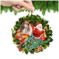 thumbnail image 2 of SUSHANG Clearance Christmas Decoration Pendant Tree Ornaments Print and Dog Santa Gift Christmas Cute Christmas Ornaments Ornaments Dog Decoration &, 2 of 3