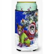 Carolines Treasures Chihuahua Christmas Snowflakes Tall Boy Hugger Tall Boy multicolor