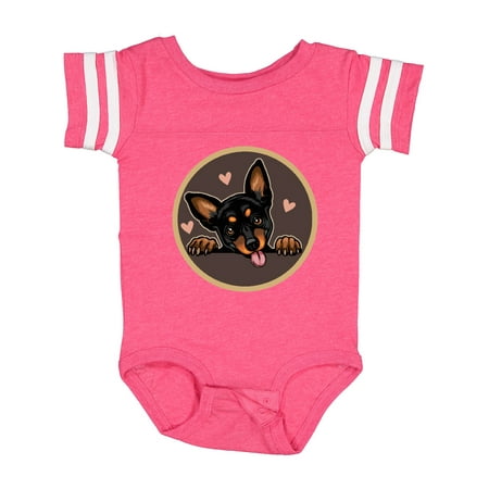 

Inktastic Miniature Pinscher Dog Cute Gift Baby Girl Bodysuit