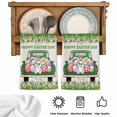 thumbnail image 5 of Spring Easter Kitchen Towels Set of 1, Easter Eggs Bunny Truck Botanical Burlap Absorbent Dish Towels for Kitchen, Microfiber Hand Towel, Quick Drying Tea Towel for Cleaning Decorative Dishcloths, 5 of 7