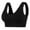Black, variant on Dealovy Sports Bras for Women Medium Support Full Coverage Bras Push up Padded Seamless Crop Tank Tops
