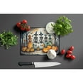 thumbnail image 2 of Calacas Skeletons Spooky Halloween Glass Cutting Board Large 12 in x 15 in, 2 of 5