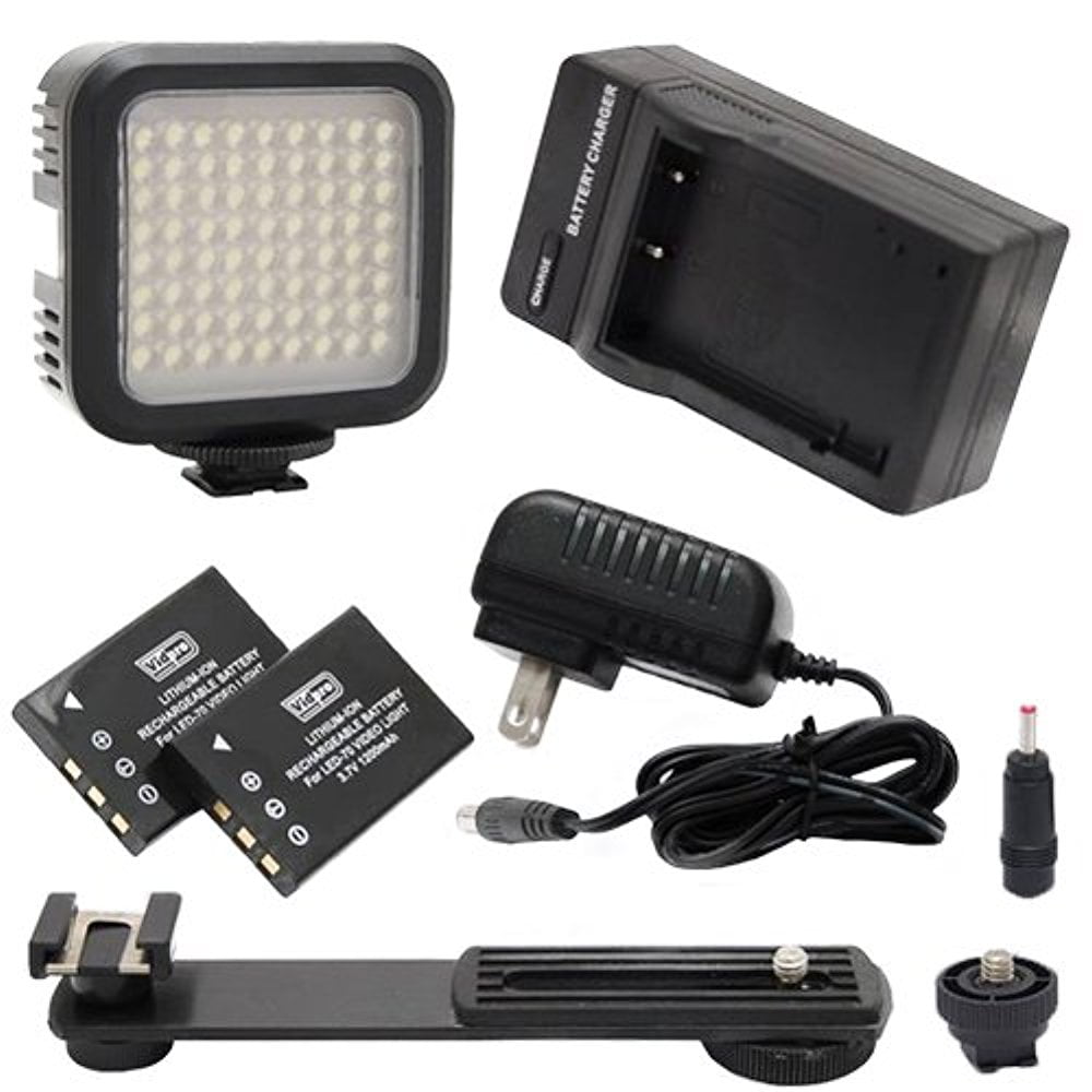 Panasonic Lumix DCFZ80 Digital Camera Lighting 5600K Color Temperature, 72 LED Array Lamp