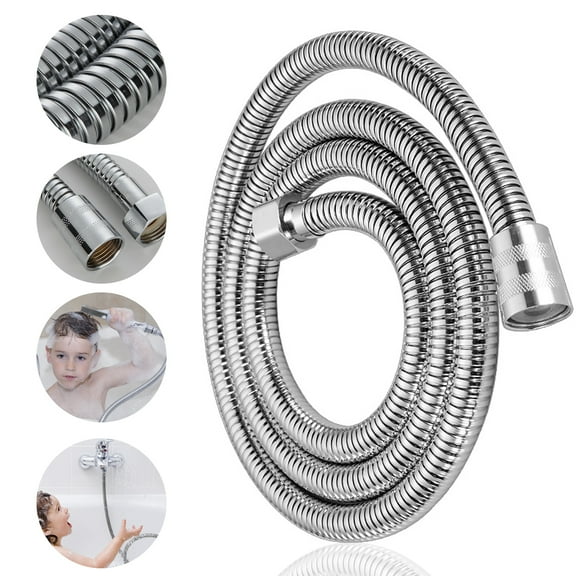 Toorise 2PCS 10ft Shower Hose Extension Shower Hose For Hand Held Shower Extra Long Stainless Steel Bathroom Flexible