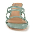 thumbnail image 6 of Journee Womens Hariett Slip On Half Block Heel Sandals, 6 of 8