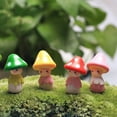 thumbnail image 3 of SPRING PARK Miniature Resin Mushroom Home Garden Craft Decor Ornament Figurine, 3 of 7
