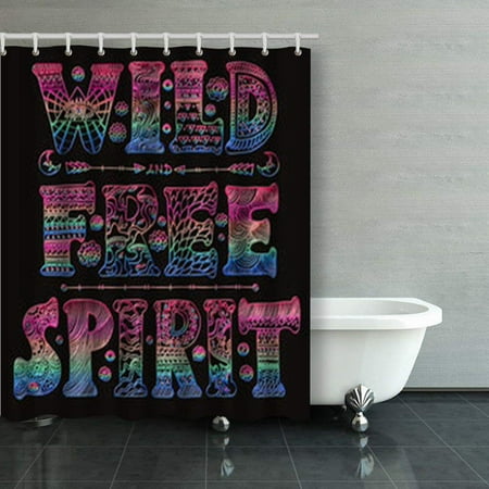 Rylablue Detailed Ornamental Wild Free Spirit Quote Word Isolated