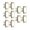 Multicolor, variant on FashionCha 10 Pieces Door Hinges Door Hardware Easy Installation Premium Versatile Rotation Black