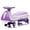 Purple, variant on 12V Kids Ride On Electric Wiggle Car, 2-in-1 Smart Design, Controllable LED Lights, Flashing PU Wheels, Triangular Stability Frame, Bluetooth Music, for Ages 3-8