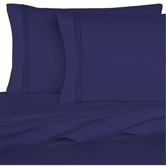 BedClothes 1800 Series 6 Piece Sheet Set - Navy - Full