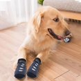 thumbnail image 3 of Calcetines Antideslizantes para Perros 2 Pares Protectores de Patas de Mascotas Suaves y Ajustables Protector de Patas de Mascotas de Doble Cara Antideslizante para Interiores para Perros pequeños, M, 3 of 5
