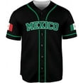 thumbnail image 2 of Mostprints Custom Mexico Baseball Jerseys Mexican Eagle & Flag Shirt for Teams, Mexico Shirts for Men & Women Size S-5XL (3XL), 2 of 3