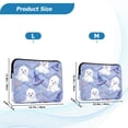 thumbnail image 4 of FORMRS 15"-15.6" Laptop Sleeve Protective Case Soft Carrying Quilted Computer Bag Cover, Blue Halloween, 4 of 7