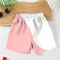 thumbnail image 6 of Piuwrlz Swimming Trunks Boys Swim Shorts Solid Color Single Piece Short Trousers Pink Size 10-11Years, 6 of 8