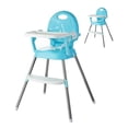 thumbnail image 4 of Silla de alimentación plegable, trona para bebé, silla de alimentación ligera para niños, trona para bebé, rendimiento de alta gama, 4 of 8