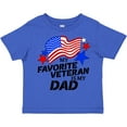 thumbnail image 3 of Inktastic My Favorite Veteran is My Dad Boys or Girls Toddler T-Shirt, 3 of 5