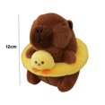 thumbnail image 2 of Gift Swimming Ring Capybara Stuffed Animals for Birthday Gift Headgear Capybara Doll Plush Capybara Keychain Capybara Bag Pendant Fluffty Animal Doll GREEN, 2 of 8