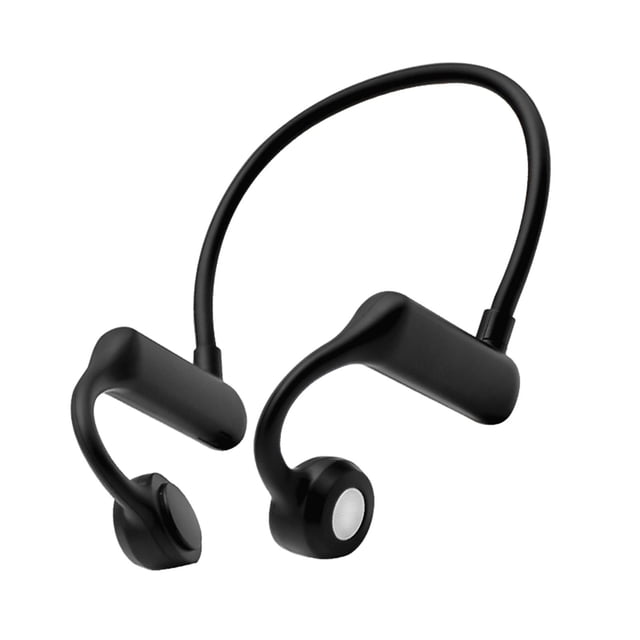 Auriculares deportivos,Auriculares Auriculares deportivos,Auriculares deportivos con banda para el cuello con cable,Bone Transmitir Auricular Reproductor de música Control de voz,Conducción