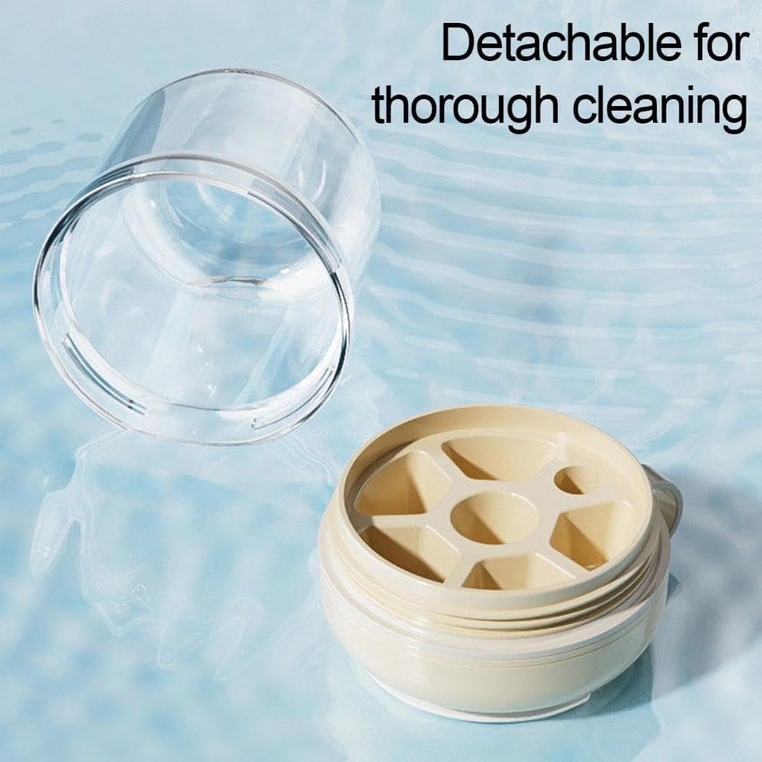 2-in-1 Ice Cube Bottle with Straw, Silicone Push-Release Ice Cube Cup, Touch-Free Press-to-Dispense Ice Tray for Iced Coffee, Cocktail, Whiskey & Juice, Home Office Outdoor