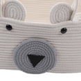 thumbnail image 4 of Baby Sleeping Basket, Cute Cartoon Bear Pattern Woven Cotton Rope Storage, Newborn Sleeping Crib, Type 2, 4 of 4