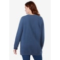 thumbnail image 2 of Woman Within Plus Size Crewneck Fleece Sweatshirt, 2 of 6