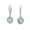 Blue, variant on Bling Jewelry Womens 3CT Halo Solitaire CZ Dangle Chandelier Earrings Sterling Silver Birthstone