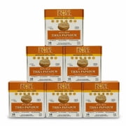 Pride Of India - Tikka Curry Mung Bean Papadum Lentil Crisp, Pack Of 6-10 count (3.53oz - 100gm) - Instant Microwaveable Vegan Healthy Crackers | Tastes like Indian Curry Sauce