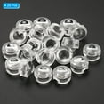 thumbnail image 3 of Uxcell 13mm LED Convex Lens 90 Degree Beam Angle Acrylic LED Optical Lens for 1W 3W LED Lamp Beads 20 Pack, 3 of 6