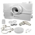 thumbnail image 6 of LIFT ASSURE * Over 1HP/800 Watts Macerating Toilet * Up-flush Pump System * American Round * DIY Basement Remodel, 6 of 7