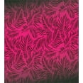 thumbnail image 3 of Nature Duvet Cover Set, Palm Trees Hawaiian Forest Tropic Island Theme Leaves Ombre Art Image Print, Decorative 3 Piece Bedding Set with 2 Pillow Shams, Queen Size, Magenta Black, by Ambesonne, 3 of 3