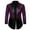 Purple, variant on Mens Sequin Tuxedo Jacket Tails Slim Fit Tailcoat Dress Coat Swallowtail Dinner Party Wedding Blazer Suit