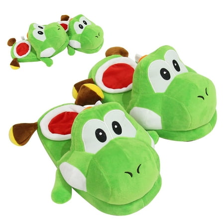

Sofunic Super Mario Cute Plush Slippers Non-Slip Warm Cotton Slippers Bedroom Winter Slippers