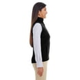 thumbnail image 4 of DJ LADS SOLID MELANGE FLC VEST (BLACK HEATHER S), 4 of 4