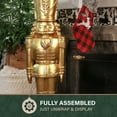 thumbnail image 5 of Fraser Hill Farm Resin Nutcracker Soldier Figurine 4-ft, Gold, FFRS048-1SOL-GLD, 5 of 19