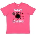 thumbnail image 3 of Inktastic Valentine's Day Papa's Lovebug Youth T-Shirt, 3 of 5