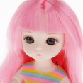 thumbnail image 4 of 2 Unids 16cm Muñecas BJD con Ropa y Zapatos, Mano de Obra y Articulación Flexible, de Muchas Poses Zulema Cuerpo de muñecas BJD de 16 cm con cabeza, 4 of 8