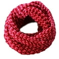 thumbnail image 2 of Basico Unisex Adult Junior Winter Knitted Infinity Circle Loop Scarf Chunky Cable Waffle, 2 of 4