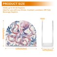 thumbnail image 3 of Pink Coral Octopus Napkin Holder for Table Clear Napkin Stand Paper Holder Acrylic Organizer Dispenser Napkins for Dinner Kitchen Restaurant Room, 3 of 8