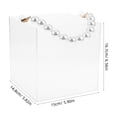 thumbnail image 2 of Hytrove Caja Transparente Con Asa De Perla Para Guardar Dulces Y Objetos Pequeños, 2 of 8