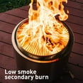 thumbnail image 6 of Solo Stove Yukon Essential Bundle | Portable Smokeless Fire Pit Stainless Steel for Wood Burning, Incl. Yukon Fire Pit, Lid and Stand, Diameter: 27in, Height: 19.8in, Weight: 40.35lbs, 6 of 7