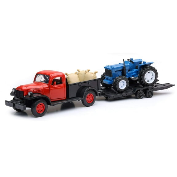 New Ray 1:32 DODGE Vintage Truck and Farm Tractor Set