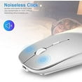 thumbnail image 3 of Bluetooth Mouse and 2.4 Wireless Dual Mode Slim USB Rechargable Mouse for Laptop/iPad/iPhone/Mac, 3 of 7